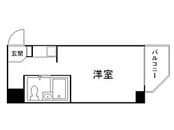 シティ本郷34 1Kの間取図画像