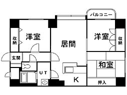 クレア東札幌 3LDKの間取図画像