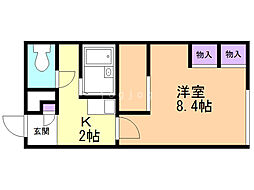 レオパレスハピネス 1階
