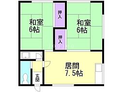 間取図画像 2DK