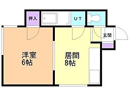 ルミエールアライ 2階/201