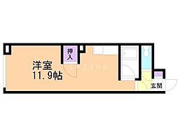 プロビデンス平岸 ワンルームの間取図画像