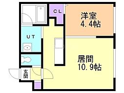 間取図画像 1LDK