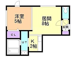間取図画像 1LDK