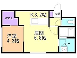 間取図画像 1LDK