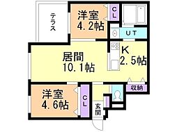札幌市営南北線 中の島駅 徒歩2分