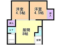 リバアハイツB 1階/112