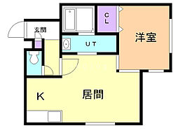 間取図画像 1LDK