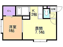 間取図画像 1LDK