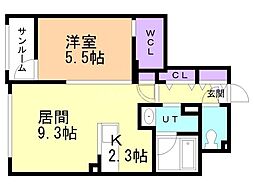 札幌市営東西線 菊水駅 徒歩6分 5階/-