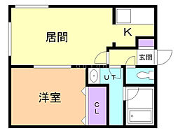 間取図画像 1LDK