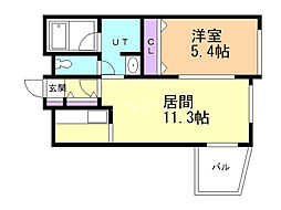 間取図画像 1LDK
