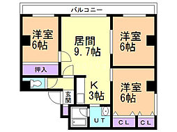 間取図画像 3LDK