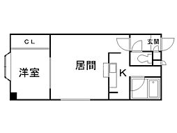 間取図画像 1LDK