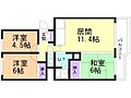 澄川パークマンションB棟4階7.6万円