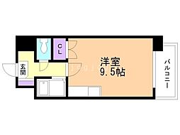 ヌーベルアーバンシティ ワンルームの間取図画像