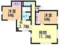 ヒルズ-K4階4.9万円