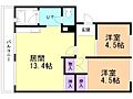 札幌西月寒団地61階5.3万円