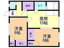 北新ハイツII 2階