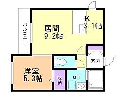 間取図画像 1LDK