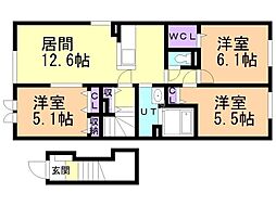 カルム栗山 2階
