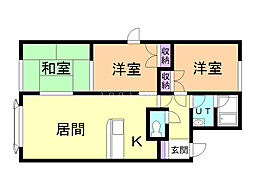 間取図画像 3LDK