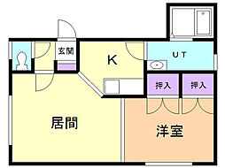 間取図画像 1LDK