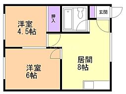 間取図画像 2DK