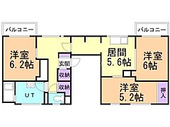 物件の間取り