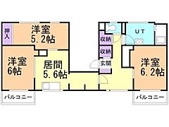 物件の間取り
