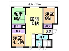 物件の間取り