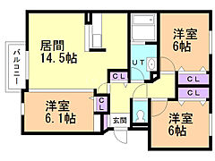物件の間取り