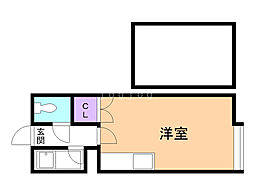 レスポアール文京台 ワンルームの間取図画像