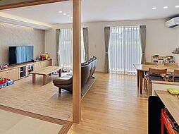 かほく市白尾ル　戸建 4LDKのリビング/ダイニング