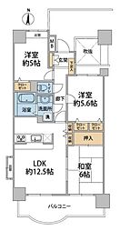 間取図画像 3LDK