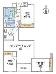 間取図画像 3LDK