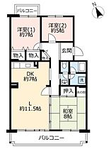 URアミティ学園西町 0725-0404 ｜ 兵庫県神戸市西区学園西町7丁目（賃貸マンション3LDK・4階・87.83㎡） その2