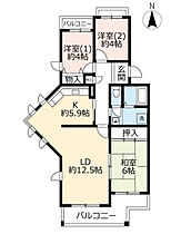 URアクティ学園西町 0750-0304 ｜ 兵庫県神戸市西区学園西町7丁目（賃貸マンション3LDK・3階・75.98㎡） その2