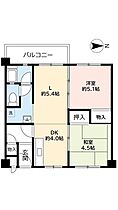 UR鈴蘭台第五 0026-0407 ｜ 兵庫県神戸市北区君影町3丁目（賃貸マンション2LDK・4階・49.69㎡） その2