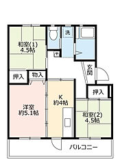 物件の間取り