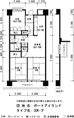 物件の間取り