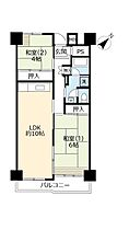 UR武庫川  ｜ 兵庫県西宮市高須町1丁目（賃貸マンション2LDK・7階・60.04㎡） その2