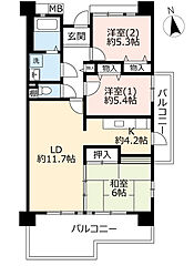 物件の間取り