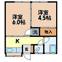 竹田アパート　（椎の木町） 102 ｜ 長崎県長崎市椎の木町15-20（賃貸アパート2K・1階・32.24㎡） その2