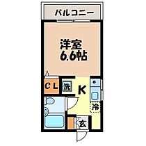 グロースハイツ 201 ｜ 長崎県長崎市愛宕３丁目12-4（賃貸アパート1R・2階・20.20㎡） その2