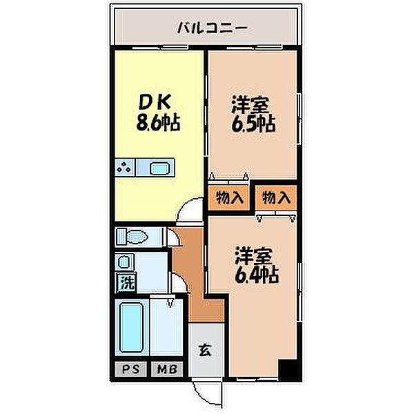 Grazie西時津（時津町） 303｜長崎県西彼杵郡時津町西時津郷(賃貸マンション2DK・3階・50.35㎡)の写真 その2