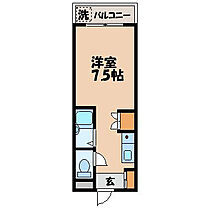 デルフィーノ坂本 402 ｜ 長崎県長崎市坂本１丁目10-28（賃貸マンション1R・4階・17.01㎡） その2