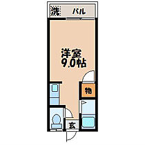 ホワイトハウス西山 205 ｜ 長崎県長崎市西山１丁目19-7（賃貸アパート1R・2階・17.30㎡） その2