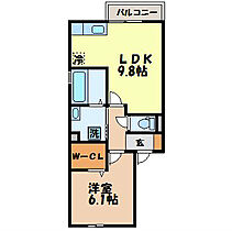 ジャスティール 201 ｜ 長崎県長崎市女の都１丁目1441番地1（賃貸アパート1LDK・2階・41.26㎡） その2