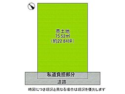 守口市梶町4丁目　建築条件無し土地